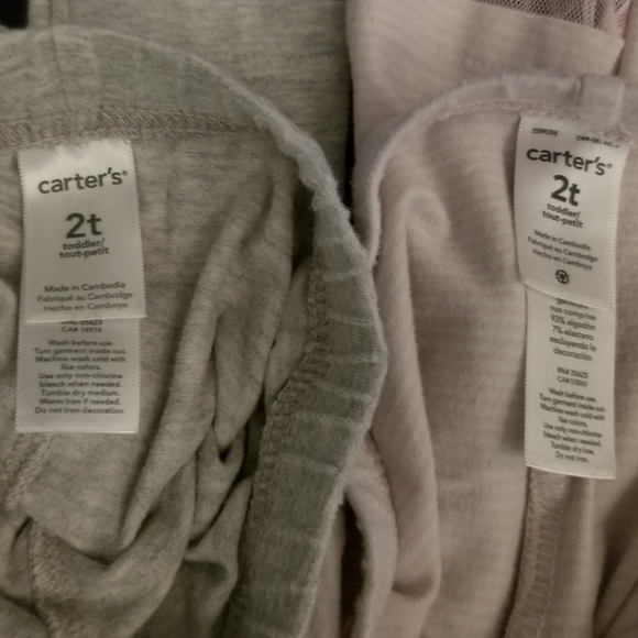 4 cute pairs of 2T Carter's pants, VGUC - Picture 8 of 9